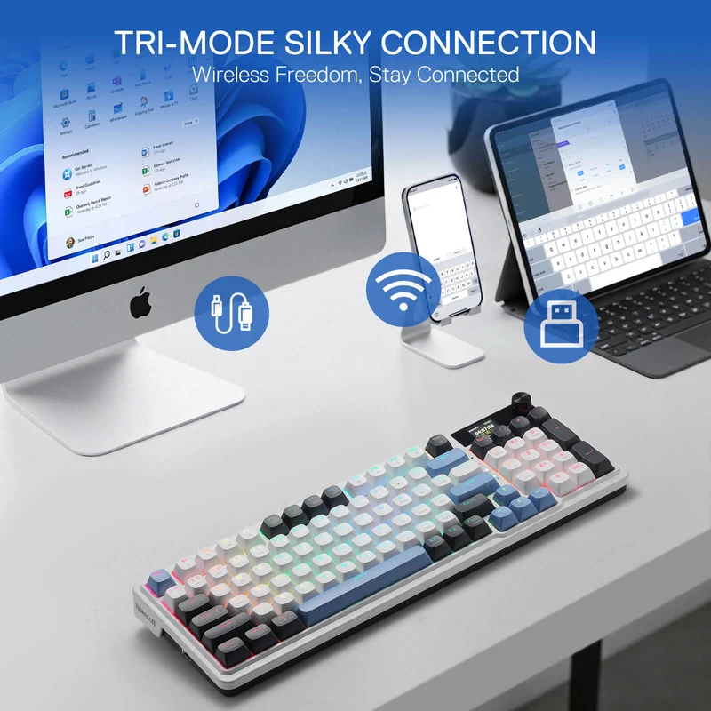 (Open-box) GALATIN PRO K719 (White & Blue)