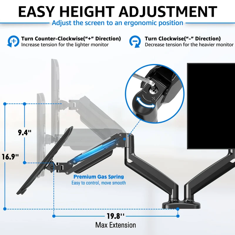 GMK914/GMK915 Monitor Mount Stand