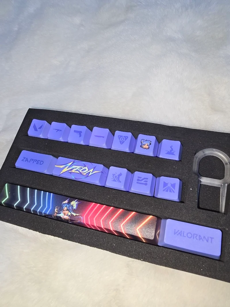 Valorant Neon Keycaps Set V2