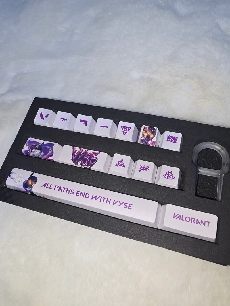 Valorant Vyse Keycaps Set