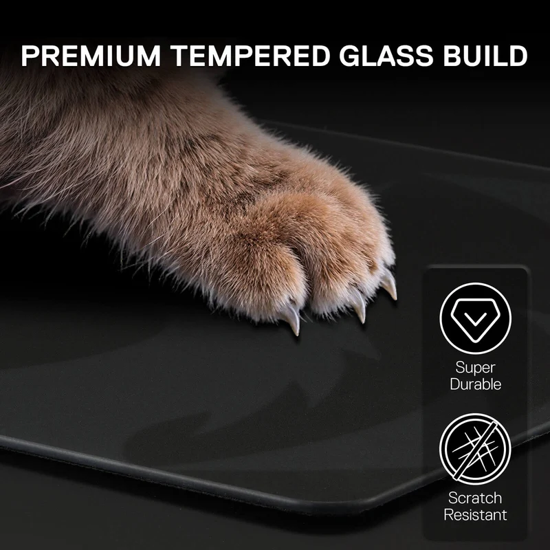 PG1M Glass Gaming Mouse Pad