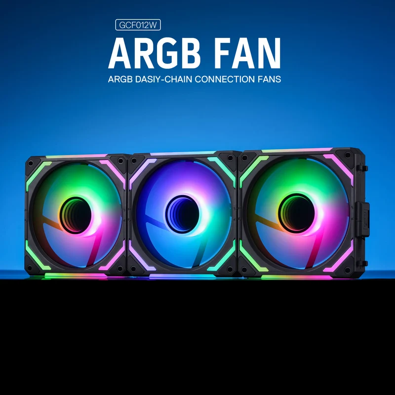 (Open-box) GCF012 Standard 120mm ARGB PC Case Fan