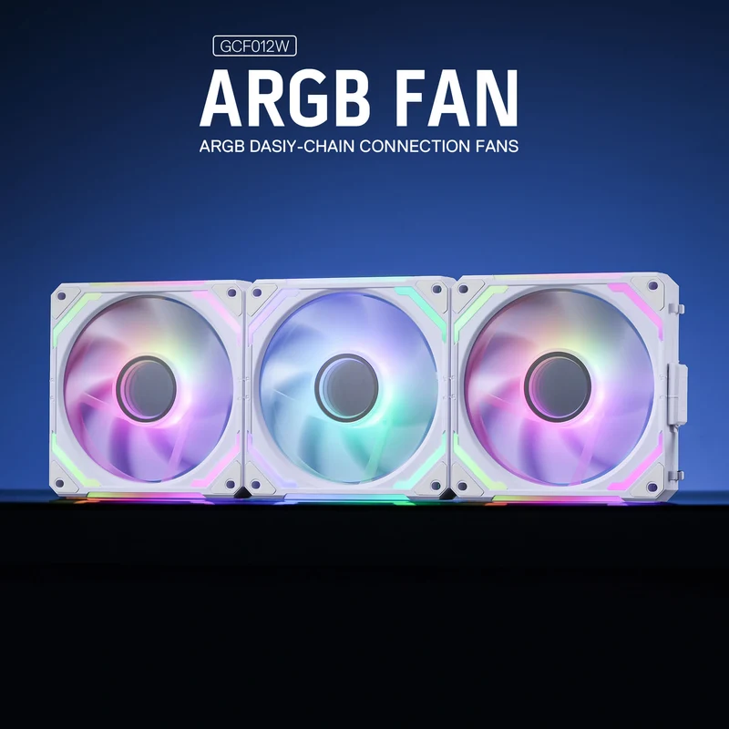 (Open-box) GCF012 Standard 120mm ARGB PC Case Fan