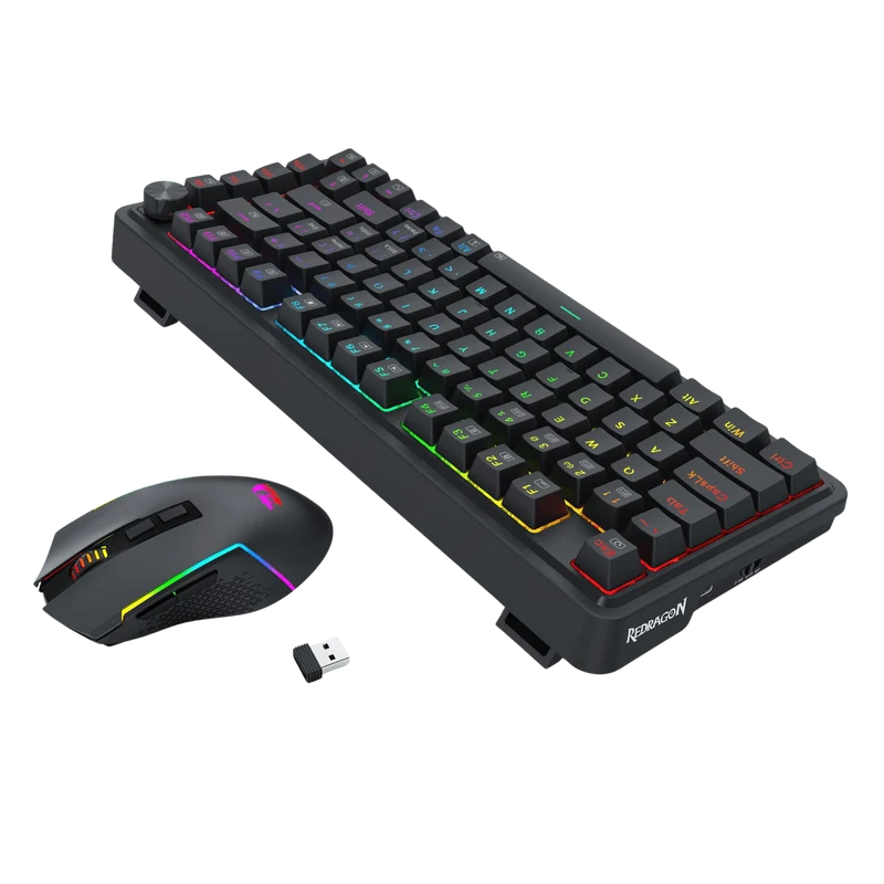 S168 3-Mode Wireless Gaming Keyboard & Mouse Combo