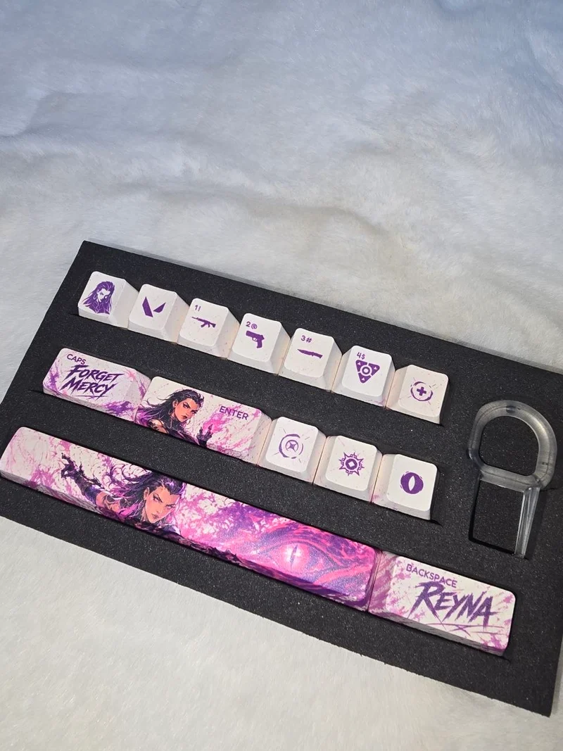 Valorant Reyna Keycaps Set V3