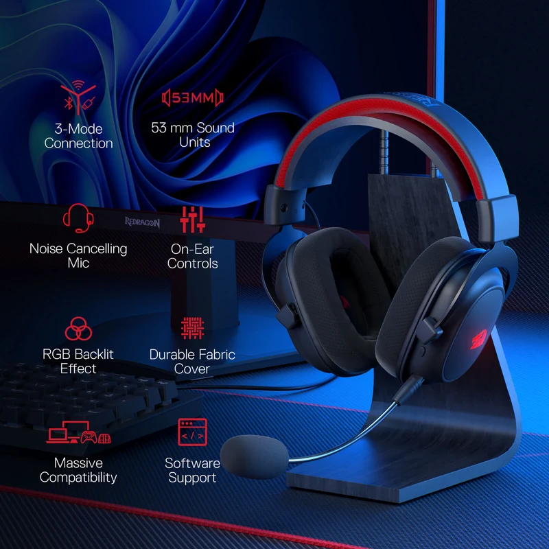H510 ZEUS-X RGB Wireless Gaming Headset