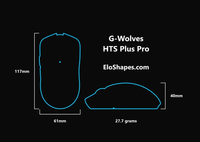 G-Wolves HTS Plus Pro 8K Wireless Gaming Mouse ~28g