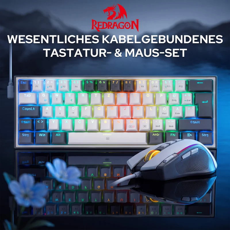 CB201 Gaming Keyboard & Mouse Wired Combo