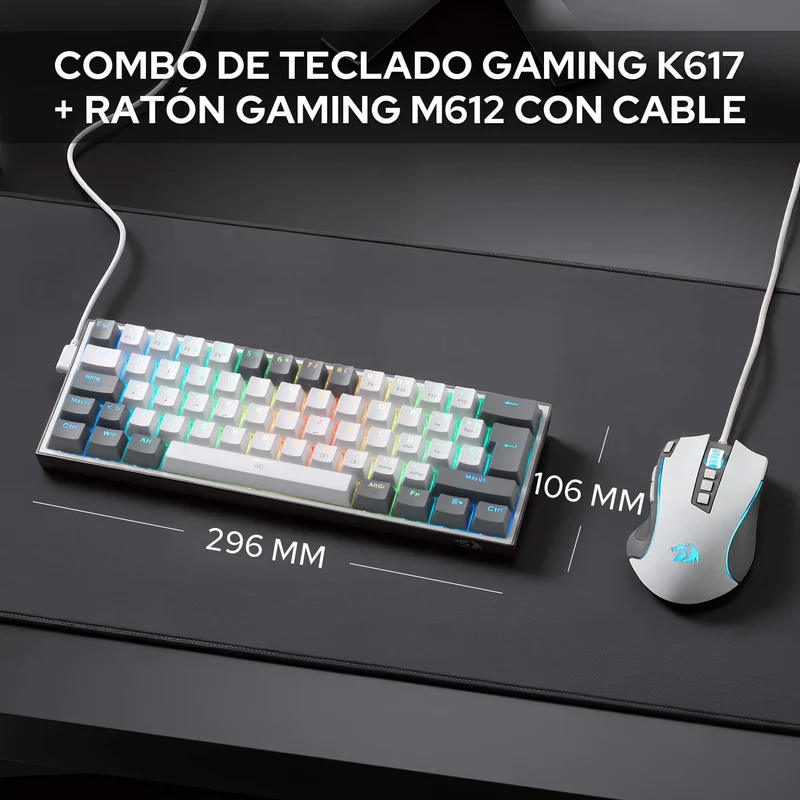 CB201 Gaming Keyboard & Mouse Wired Combo