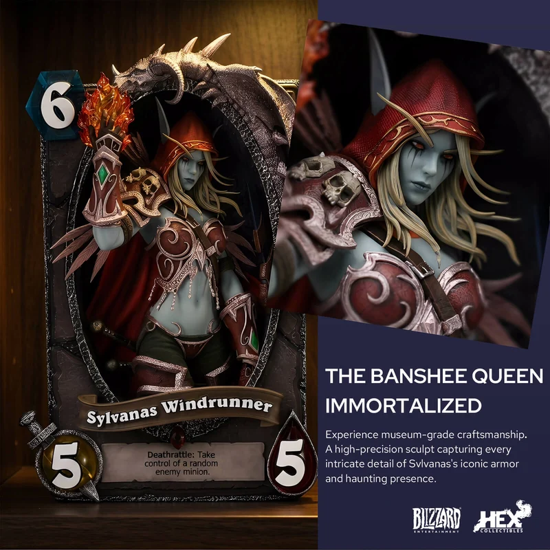 Hearthstone Sylvanas Card Display Frame