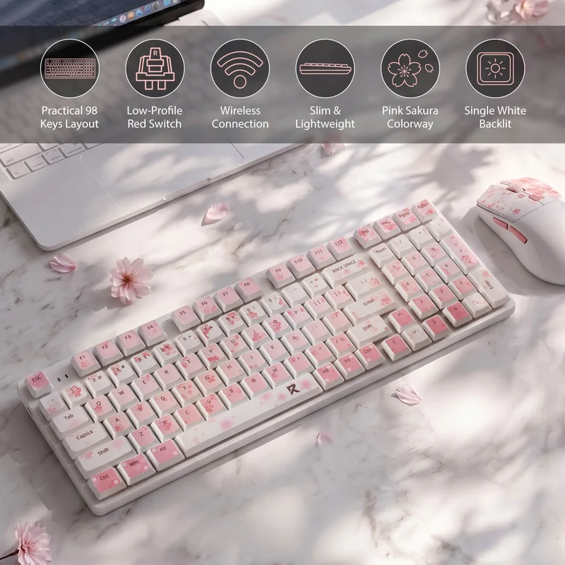 BS7552 Wireless Keyboard and Mouse Combo