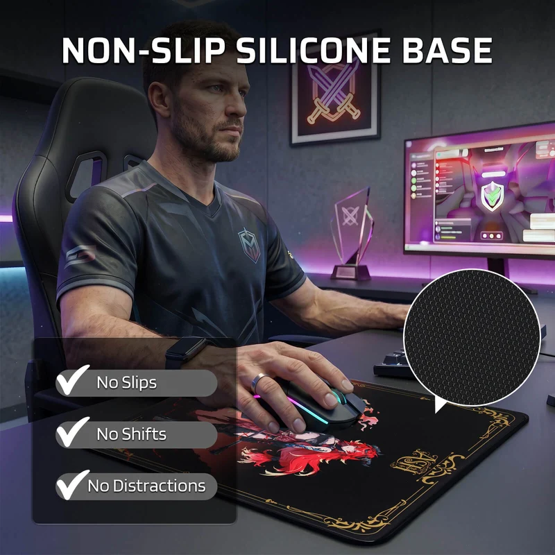 Drake Oath Glass Mouse Pad