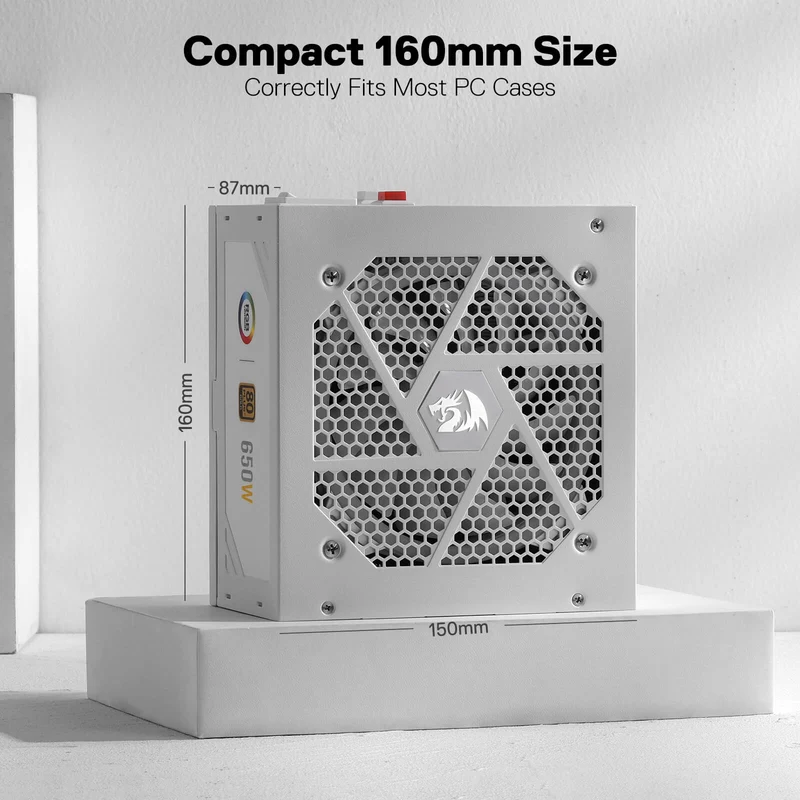 80 Plus® Gold Certified Fully Modular RGB PSU (Black & White)