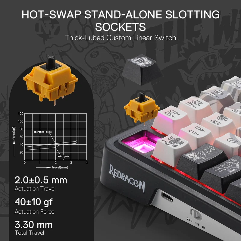 ARTEMIS K719 PRO Graffiti Keyboard
