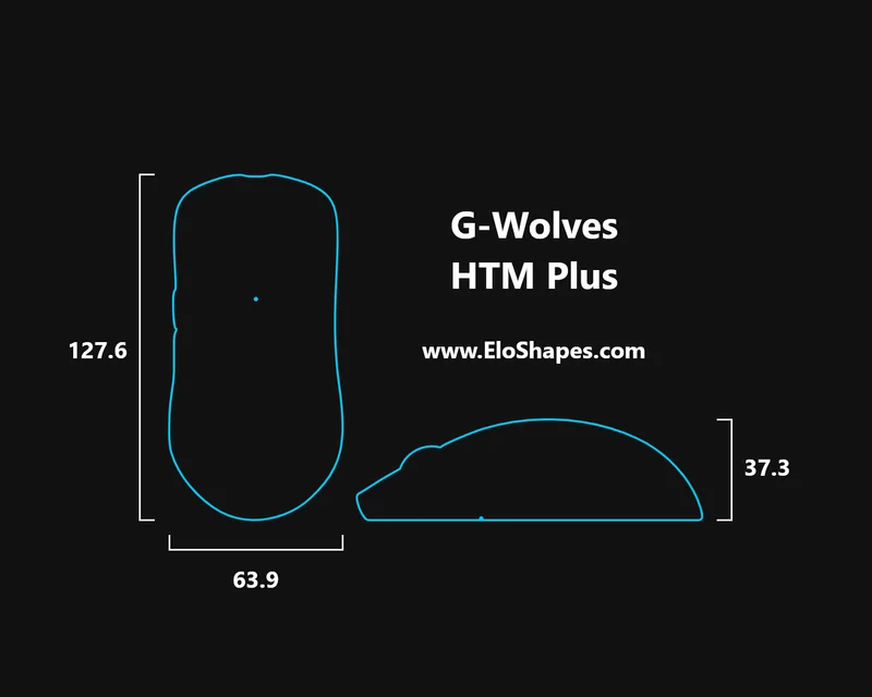 G-Wolves HTM Plus 8K Wireless Gaming Mouse ~33.47g