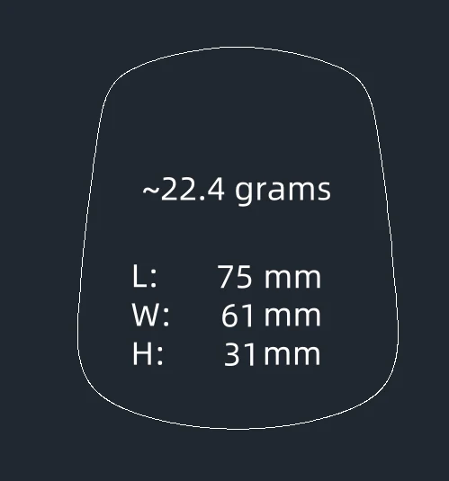 G-Wolves Fenrir Max 8K Wireless Gaming Mouse ~22.4g