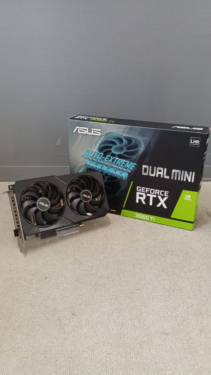 Carte graphique ASUS DUAL-RTX3060TI-8G-MINI-V2