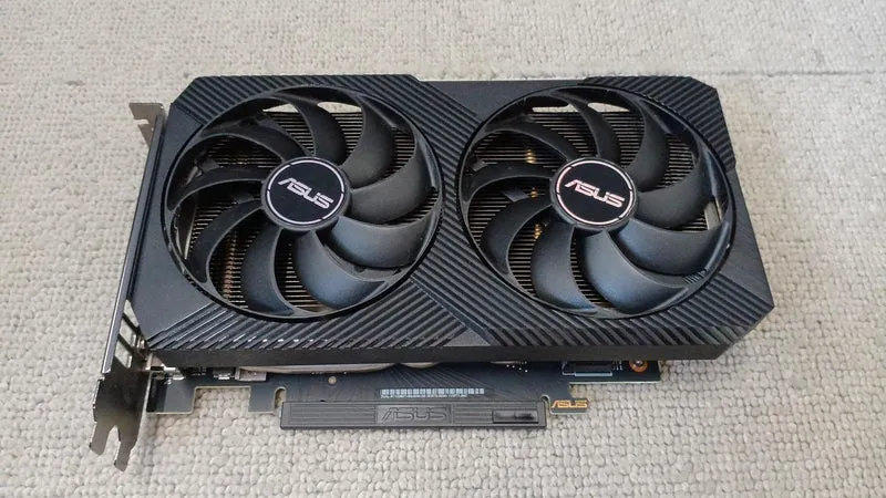 Carte graphique ASUS DUAL-RTX3060TI-8G-MINI-V2