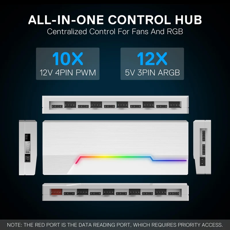 GCP09 ARGB & PWM Fan Hub Controller