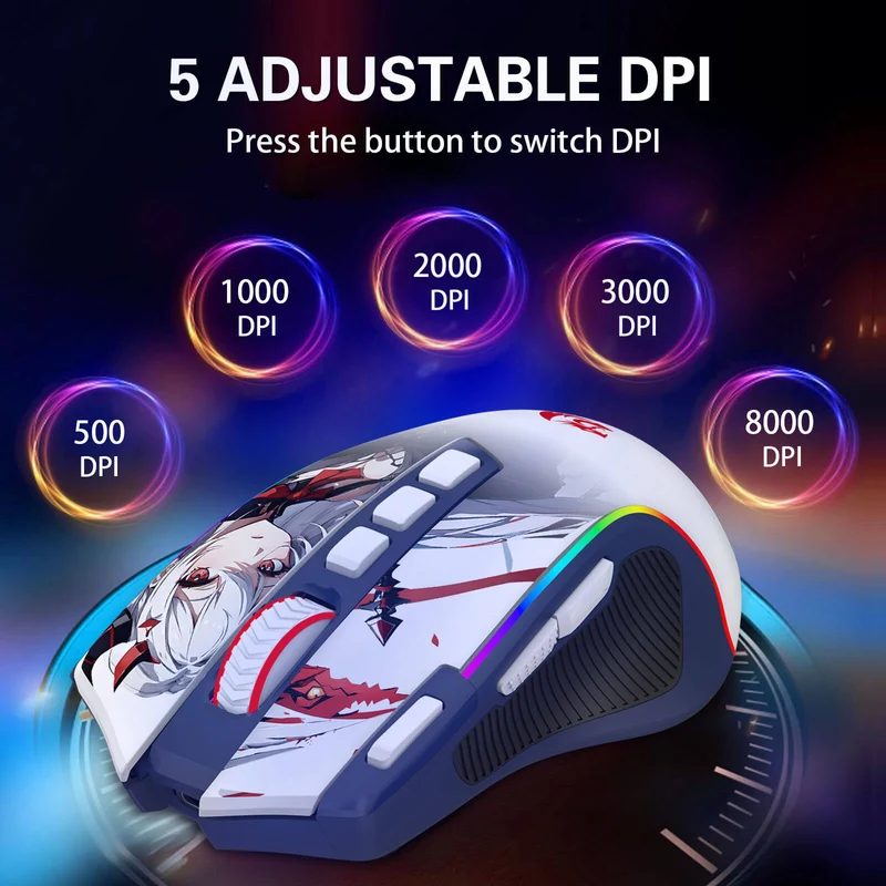 PREDATOR M612 PRO Anime Gaming Mouse