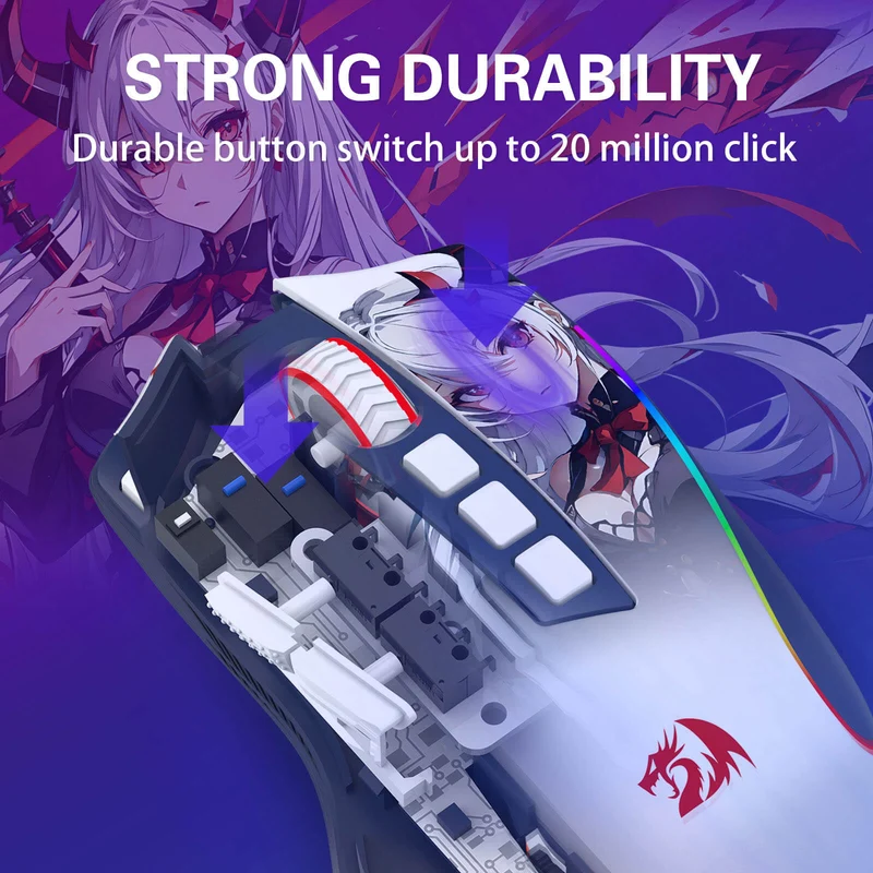 PREDATOR M612 PRO Anime Gaming Mouse