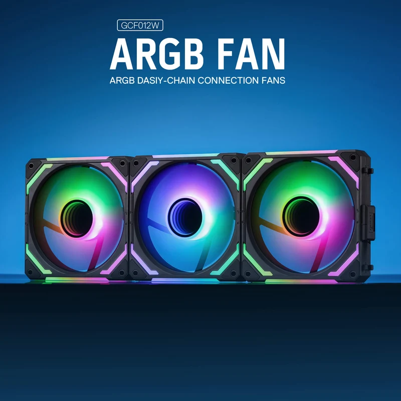 (Open-box) GCF012 Reverse 120mm ARGB PC Case Fan