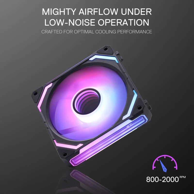 (Open-box) GCF012 Reverse 120mm ARGB PC Case Fan