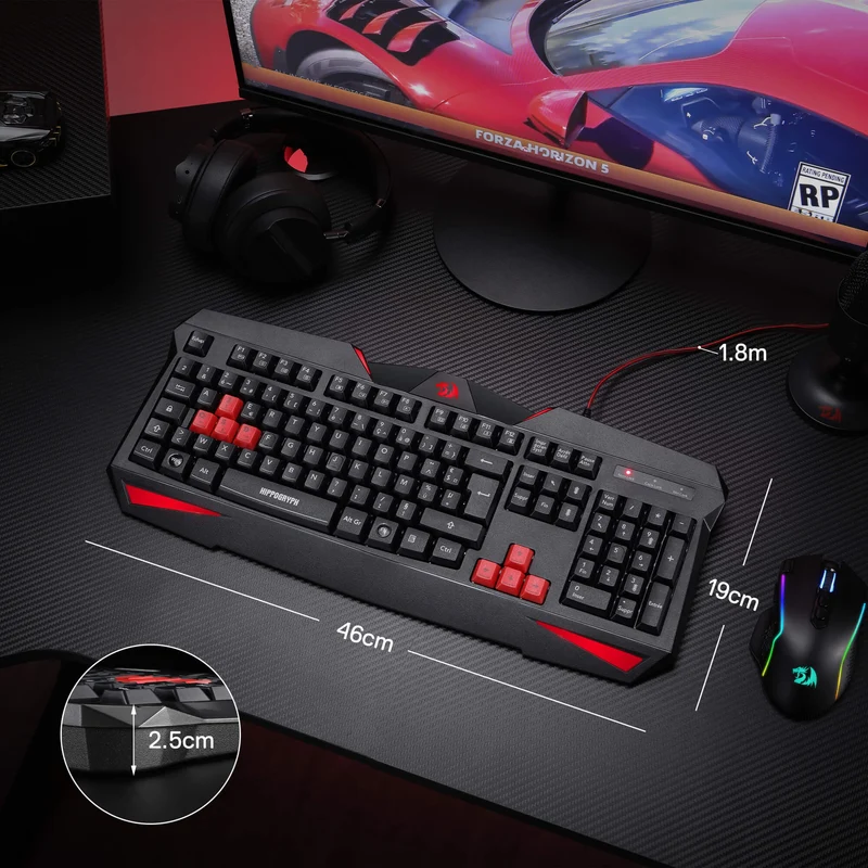 HIPPOGRYPH K301 Clavier De Jeu À Membrane Filiaire