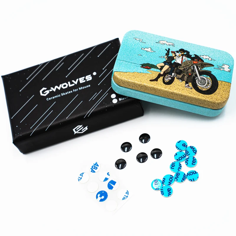 G-Wolves Ceramic Mouse Skates 0.7mm (Universal Dots)