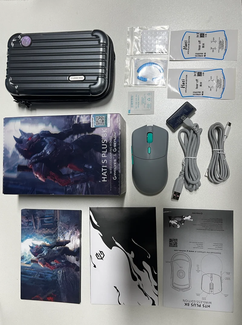 G-Wolves HTS Plus 8K Wireless Gaming Mouse ~46g