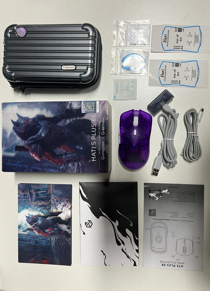 G-Wolves HTS Plus 8K Wireless Gaming Mouse ~46g