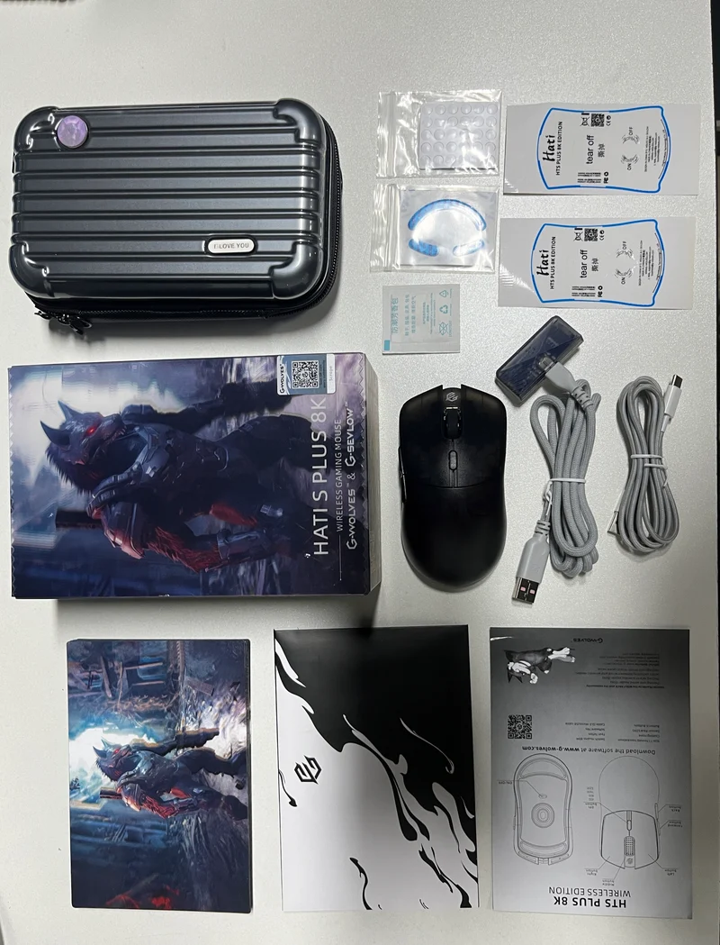 G-Wolves HTS Plus 8K Wireless Gaming Mouse ~46g