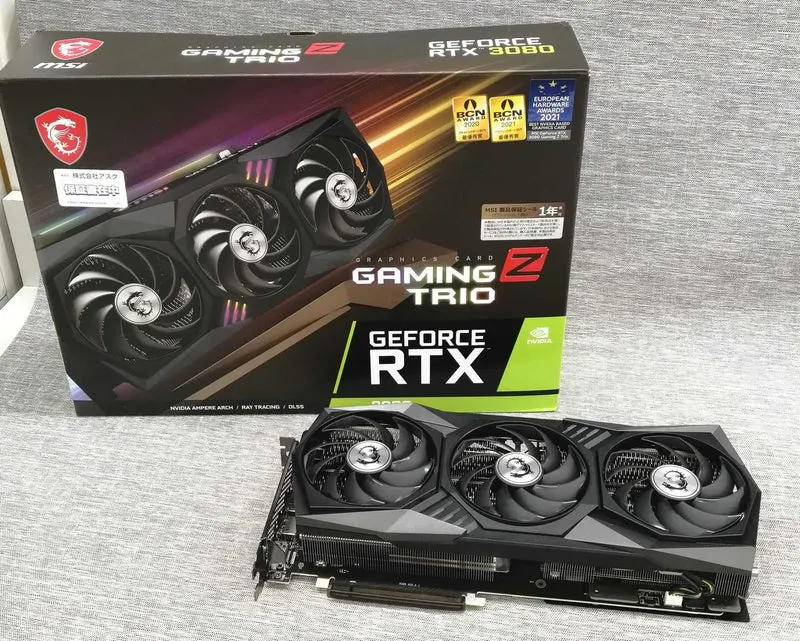 Carte graphique MSI RTX 3080 GAMING Z TRIO 10 Go LHR