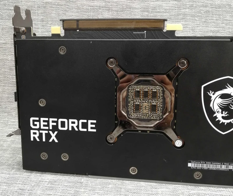 Carte graphique MSI RTX 3080 GAMING Z TRIO 10 Go LHR