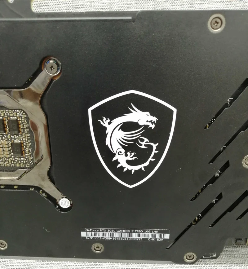 Carte graphique MSI RTX 3080 GAMING Z TRIO 10 Go LHR