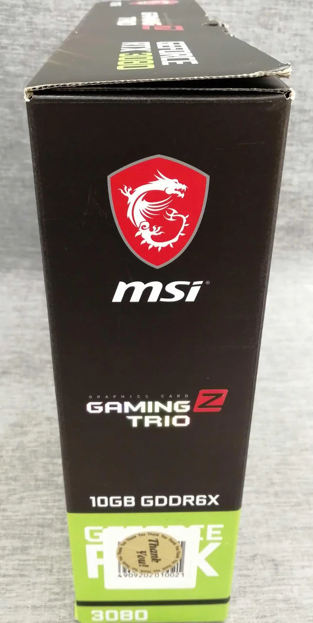 Carte graphique MSI RTX 3080 GAMING Z TRIO 10 Go LHR
