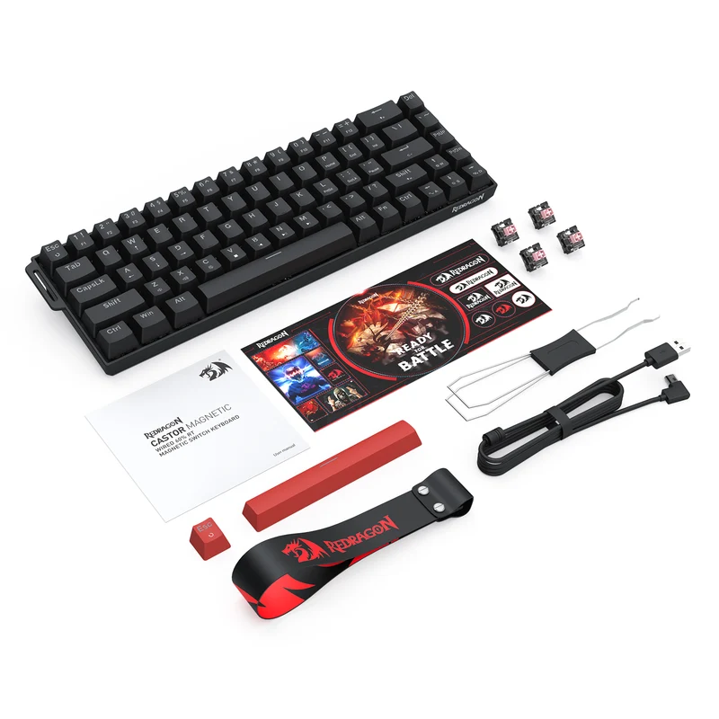 CASTOR K631 HE Rapid Trigger Gaming Keyboard