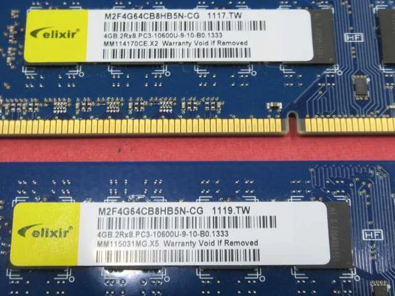 KINGSTON/ELIXIR/SANMAX [Pour PC de bureau] Kit de 6 barrettes de mémoire PC3 (DDR3)