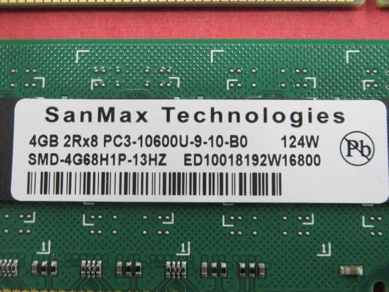 KINGSTON/ELIXIR/SANMAX [Pour PC de bureau] Kit de 6 barrettes de mémoire PC3 (DDR3)