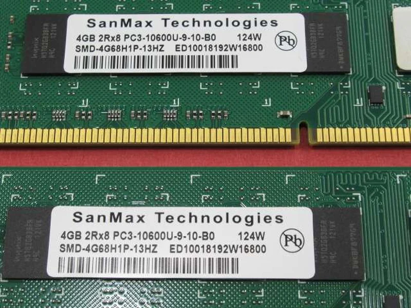 KINGSTON/ELIXIR/SANMAX [Pour PC de bureau] Kit de 6 barrettes de mémoire PC3 (DDR3)