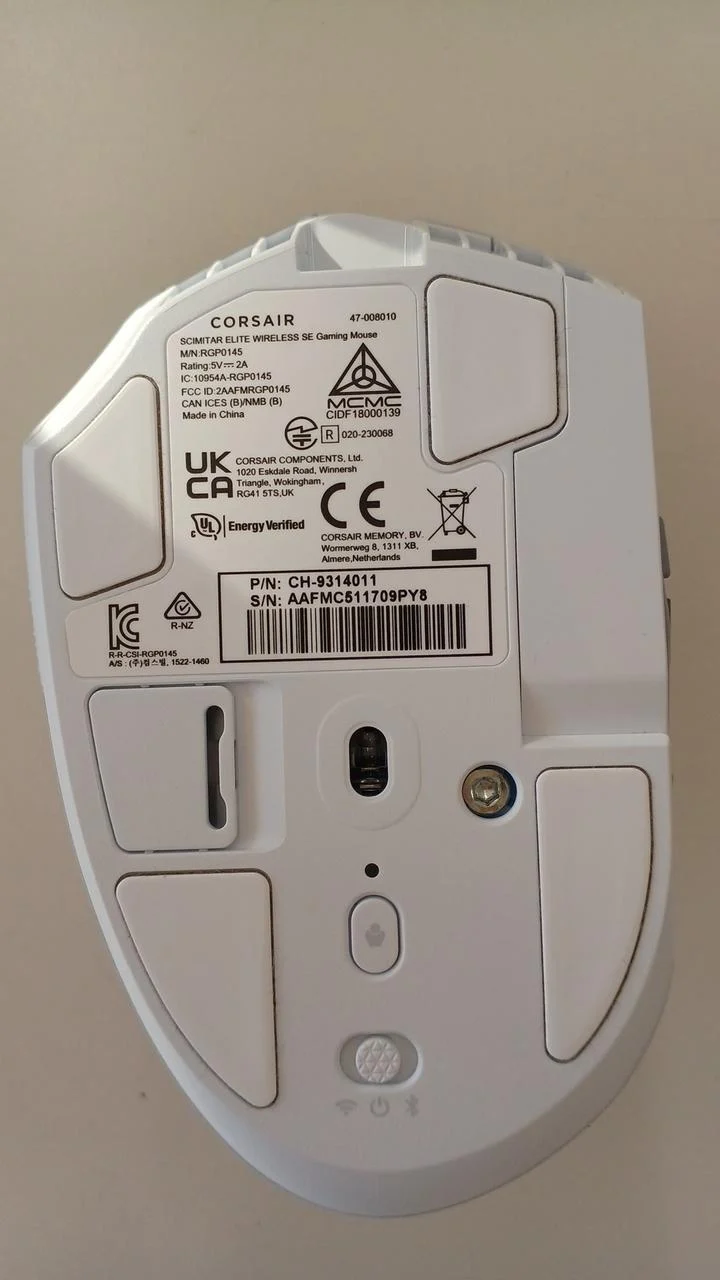 Souris de jeu CORSAIR SCIMITAR ELITE SANS FIL SE