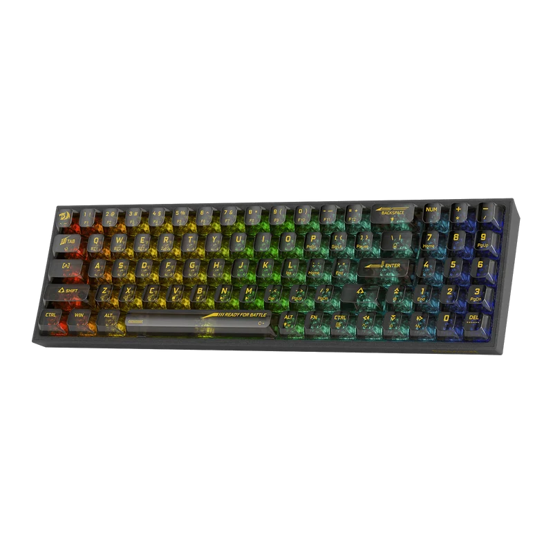 POLLUX K628 PRO SE 75% Full-Transparent Keyboard