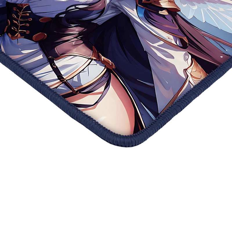 P046 Anime Blue Gaming Mouse Pad/Desk Mat