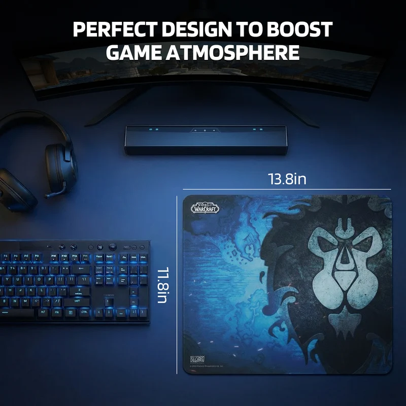World of Warcraft Game Glass Mouse Pad
