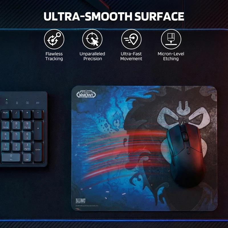 World of Warcraft Game Glass Mouse Pad