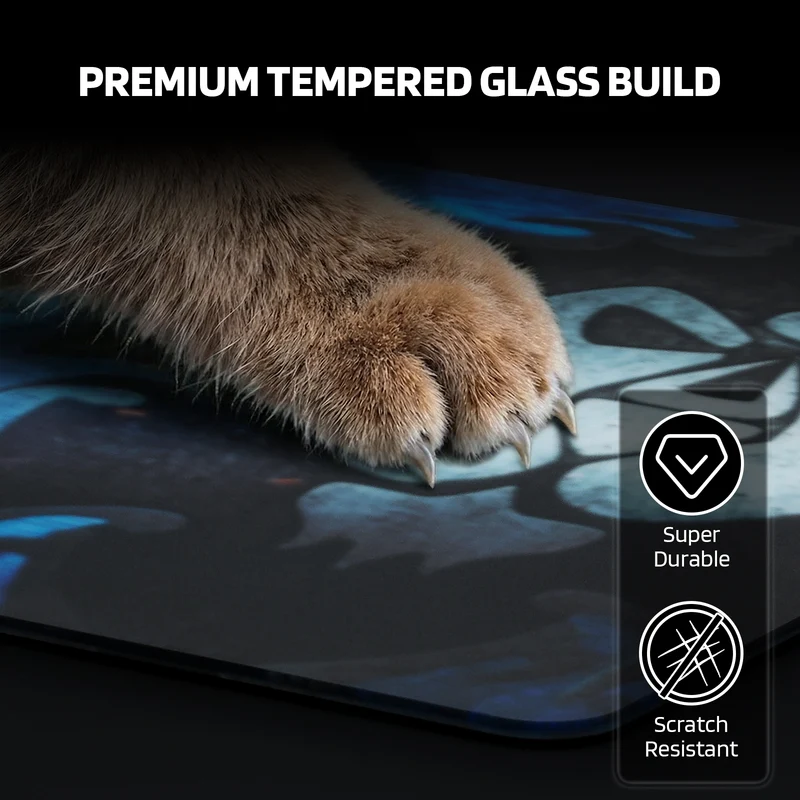 World of Warcraft Game Glass Mouse Pad