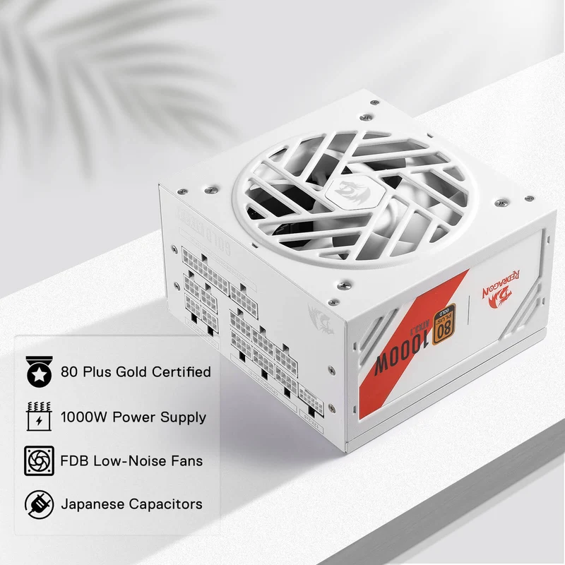 MASTER RGPS PRO 1000W 80 Plus® Gold ATX 3.1 PSU (Black & White)