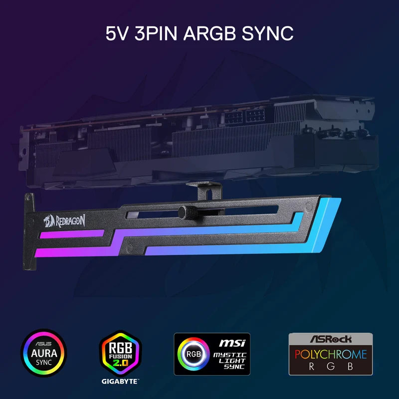 GCP03 ARGB GPU Support Bracket