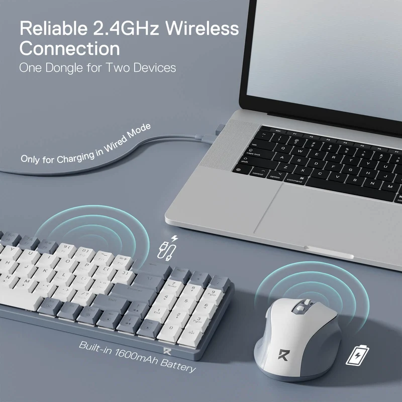 (Open-box) BS8772 Wireless Keyboard and Mouse Combo