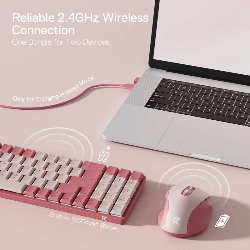(Open-box) BS8772 Wireless Keyboard and Mouse Combo